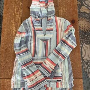 Faherty Striped Hooded Pullover